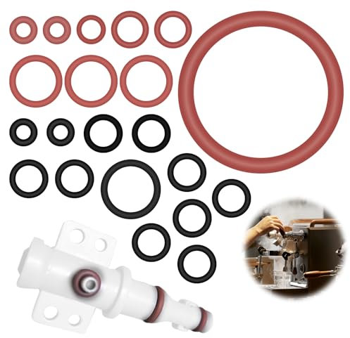 Ovalkopfschlüssel,jura Ersatzteile,Kaffeevollautomat Ersatzteil Mit Schlüsselring Dichtungsring,Reparatur Ovalkopfbit Dichtungen Werkzeug (30 Stück Set)