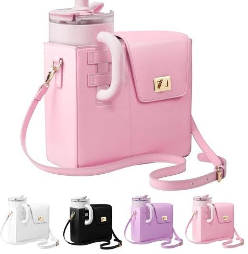 LUOJINYI Bolsa para copa Stanley, Bolsa para Stanley Cup 40oz,Bolsa Porta Botella de Agua con Compartimento y Correa Ajustable, Stanley Cup Accesorios, Accesorios para Stanley Cup 40oz