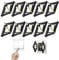 EUYKQNOI Strumento di riparazione della scatola dell'interruttore 86mm,10 PCS Montaggio A Parete Scatola Strumento di Riparazione Tipo Interruttore Cassette Riparatore Supporto per la Riparazione dell