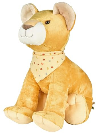 Sterntaler Kuscheltier XXL LÖWE Leo, Mattgelb, extra groß