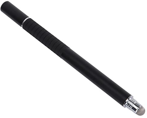 DOITOOL 2 in 1 Stylus Pen Tablet Screen Pen with Fine Fiber Tips and Ballpoint Function – Capacitive Touch Stylus for Tablets, Accurate Touch Glove-Friendly Use, High-End Metallic Design