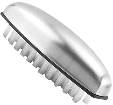 FOYTOKI Cepillo de Limpieza de Uñas que Elimina Olores de Acero Inoxidable Cerdas de Nylon Adecuado para Después de Manipular Cebolla y Ajo para Después de Manipular Cebolla y Ajo