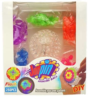 fayarrd Leuchtball mit Hüpffunktion | pädagogischer Stressabbau, Lernbohnen, zum Schreiben lernen, Lernspielzeug, Geschenk für Kinder, Weihnachten