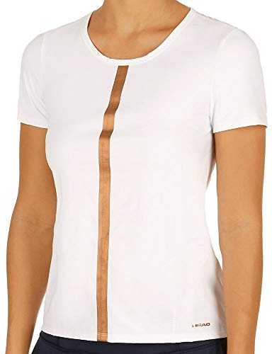 Head Perf T Shirt, Damen L weiß