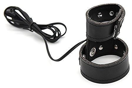 marielove ESTIM Penisring und Hodenring für BDSM Reizstrom, 120 cm Kabel, 3.5mm