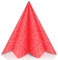 GRUBly® Servietten ROT, Stoffähnlich [50 Stück], Hochwertige rote Servietten, Tischdekoration für Jubiläum, Hochzeit, Geburtstag, Feiern, 40x40cm, AIRLAID QUALITÄT