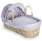 Clair de Lune Cotton Dream Palm Moseskörbchen - 75 x 28 cm (Grau)