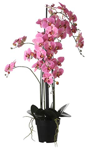 Mica decorations Phalaenopsis - Kunstpflanze - Rosa - H97 cm