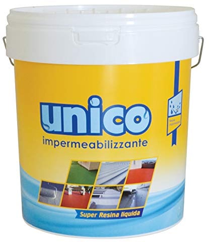 ICOBIT Unico, Super resina liquida impermeabilizzante, Bianco, 10 kg