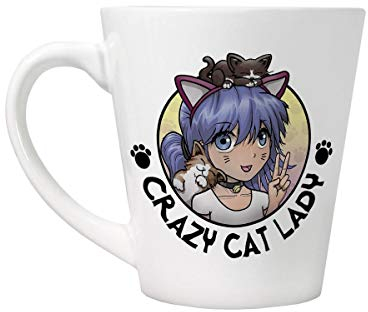 Grindstore Crazy Cat Lady Latte Mug