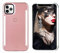 GSRYPC Front and Back Selfie Light up Case Compatible with iPhone 12 pro max, Rechargeable high Brightness Luminous LED Flash Lighting Selfie Light Best for Live Stream/Makeup/TIK Tok/Video