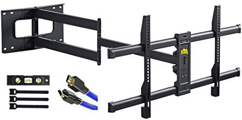 FORGING Mount Soporte TV Pared con Brazo Largo, Giratorio, inclinación,Soporte Pared TV con Brazo articulado de 109 cm, se Adapta a televisores de 42-86 Pulgadas, soportar 50kg, VESA 800x400mm