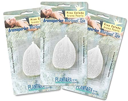 PrimeRelax 3er-Set Whirlpool Aromaperlen - 3 x 15g Duftperlen im Netz für Aromatherapie - Duftrichtung Pina Colada