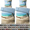 Sanilo® Bettwäsche 135x200 cm, 100% feinste Baumwolle, 4-teilig, Bettbezug, Kissenbezug 80x80cm, Oeko-TEX Zertifiziert (4-teilig 135x200 cm, Holiday)
