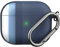 KeyBudz HybridShell Hülle mit Schlüsselanhänger, für Apple AirPods 3, Etui Schutzhülle, Kopfhörer Zubehör Ladecase, blau