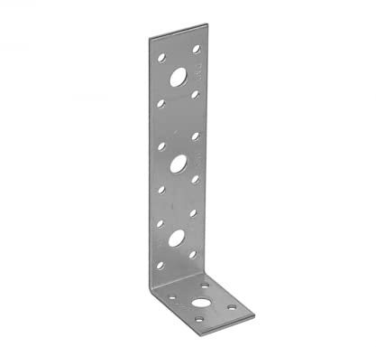 Gedotec Winkelverbinder 90° Verstellwinkel für Gipskartonplatten | 4 Stk Winkeleisen - 150x50x35 mm | Pfostenträger Schwerlast Anschraub-Winkel | Metall Winkel Metallwinkel 90 Grad Winkel Metall
