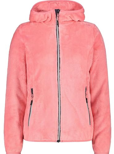 CMP Damen Damenjacke mit Fester Kapuze fleecejacke