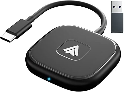 PAUNEZUEL Android Auto Wireless Adapter, Wireless Android Auto für Konvertieren Sie Wired Android Auto in Wireless, Android Auto Wireless für Autos mit OEM Wired Android Auto und Android 11+ Phone