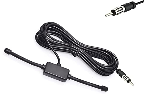 Audioproject A414 - Auto Radio Antenne Autoantenne Scheibenantenne AM FM UKW - DIN Stecker - für VW Golf 4 5 6 Audi Opel Ford BMW Seat Skoda - Autoradio Antenne Auto - 5m Verlängerungskabel