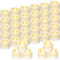 IGUGI Led teelichter mit Timer,LED Kerzen Set,Flameless Candles,Pack of 36 LED Tea Lights,Teelichtermit Timer für Dekoration Hochzeit Festival Parteien Hauptdekorationen(6 Stunden) Deko