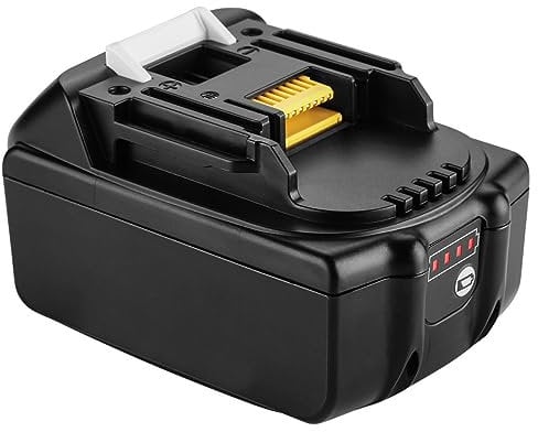 Battery Replacement Compatible with Makita 18V,Battery Lithium ion(Battery Only) 4000mAh,Works with BL1815/BL1820/BL1830/BL1835/BL1840/BL1850/BL1860/194205-3/194309-1/LXT-400/XRU02Z(4000mAh) 1-Pack