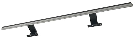 ACCE LED Spiegelleuchte Bad, Spiegelleuchte mit Schalter Neutralweiß Spiegellampe Badezimmer 230V, Spiegellampen Spiegel Badezimmerschrank, IP44 Wasserdicht Badspiegelleuchte (schwarz, 80cm)