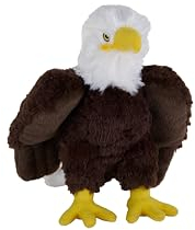 Wild Republic Cuddlekins Eco Mini Weißkopfseeadler, Kuscheltier, 20 cm, Plüschtier, Füllung besteht aus gesponnenen recycelten Wasserflaschen, umweltfreundlich