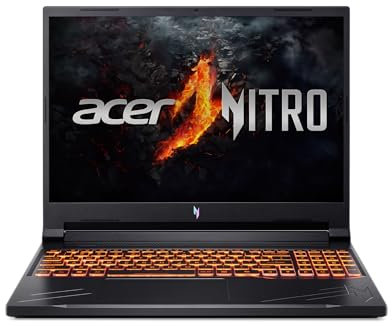 Acer Nitro V Gaming Laptop | AMD Ryzen 7 8845HS Octa-Core AI Capable Processor | NVIDIA GeForce RTX 4060 GPU | 16 WUXGA IPS 165Hz Display | 16GB DDR5 | 1TB Gen 4 SSD | Wi-Fi 6E | ANV16-41-R5J0
