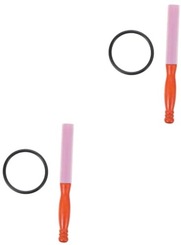 VICASKY 2sets Singing Bowl Mallet Wooden Sound Stick for Yoga and Meditation and Easy to Clean Accessory for Sound Bowls and Gongs