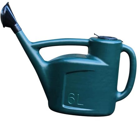 perfk Annaffiatoio da Giardino, Annaffiatoio da Giardino con beccuccio Lungo, Ugello Rimovibile per Piante da Esterno, Annaffiatoio per Piante, 6 Litri