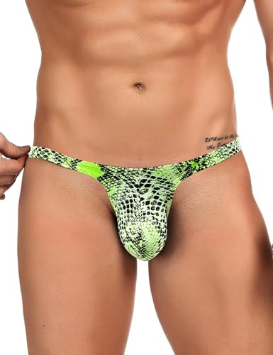 Ohyeahlady Sexiga Underkläder String Tanga för Män - T-Back Trosor i Buule, Stora Storlekar, Låg Midja, Ouvert Sissy Kalsonger | Mini-stringtrosor, mikro G-string-tråd, osynliga trosor, baddräkt, gay, upphängning, bikini, underkläder