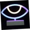 Housoutil 3st Halloween-leuchtreklame Glühend Nachtlampe Ufo Heim Led- Geführte Dekorative Lichter Halloween-led-neonlampe Kissen Für Den Bösen Blick Led-nachtlichtbirnen Tragbar Stk