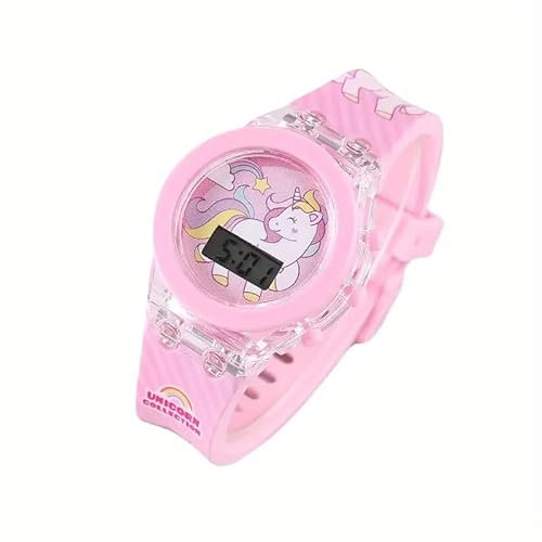 NEW TECH RL Montre Bracelet réglable écran numérique Unicorn Ideal pour Apprendre a Votre Enfant à gérer Son Temps comme Un Grand.