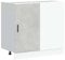 vidaXL Mueble bajo de Cocina de Madera ingeniería Gris hormigón, gabinete de Base de Cocina, Unidad Base de Fregadero de Cocina, cajón de gabinete de Base de Cocina
