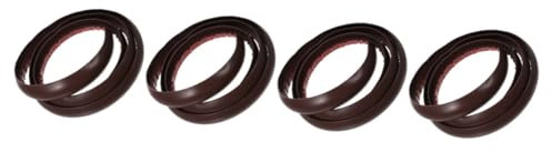 HOMSFOU 4 Stück Boden Übergangsstreifen Übergangsleisten für Türen trimmt selbstklebende Tapete Tapetenkleister und -abzieher Wand Bodendeckleisten Übergangsstreifen für Vinylböden PVC