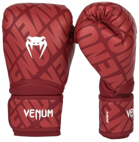 Venum Contender 1.5 XT 3D Boxing Gloves - Cherry Red-White 16-Ounce