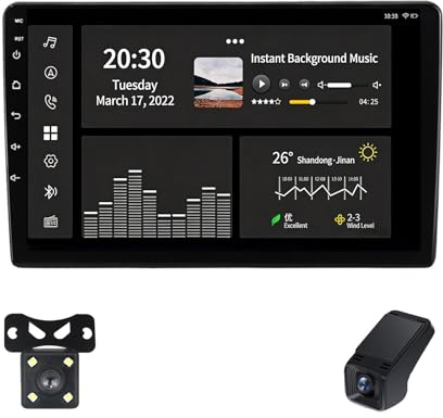 9-inch Car Radio Touchscreen for Renault Dacia Duster 2015-2018 Car Audio 8-Core Android Auto/Carplay/WIFI/FM RDS Radio/ASP/DSP Turning/GPS Navigation/Steering Wheel Controls/ADAS DVR(C20)