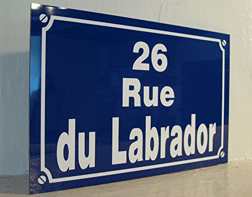 Noir & Mat Sérigraphie Plaque de Rue Tintin 1er adresse de Tintin création Objet Collector Edition limitée