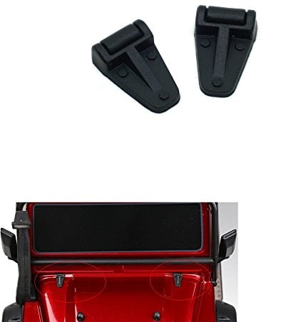 XUNJIAJIE 1 Paar Kunststoff Motorabdeckung Scharnier Emulation Zubehör for TRX4 1/10 RC Crawler Buggy Model Auto