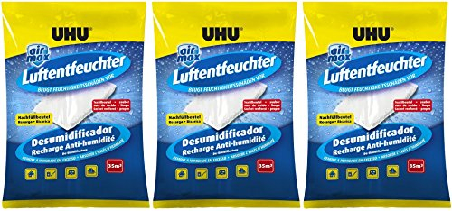 UHU 47135 - airmax Luftentfeuchter Nachfüllbeutel, 450 g (3er Pack)