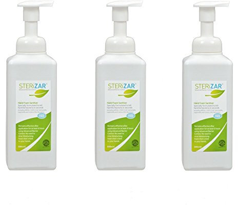 Sterizar SZRF600X3 Alcohol-Free Hand Foamer Sanitiser 600ml x3