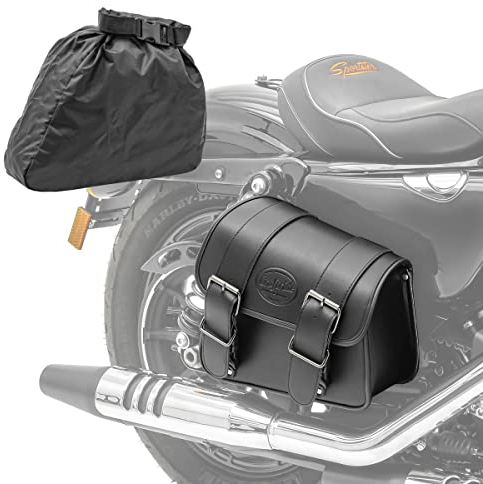 Satteltasche 8L für Honda Rebel 500 schwarz rechts