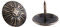 100 Stücke Vintage Polsternägel, Möbelnägel Bronze Polsternägel Antik Ziernägel Messing Metall Etiketten/Nägel/Stiftleisten Dekorative Tack Stud für Möbel Sofa Schuh Tür (16 * 15mm)