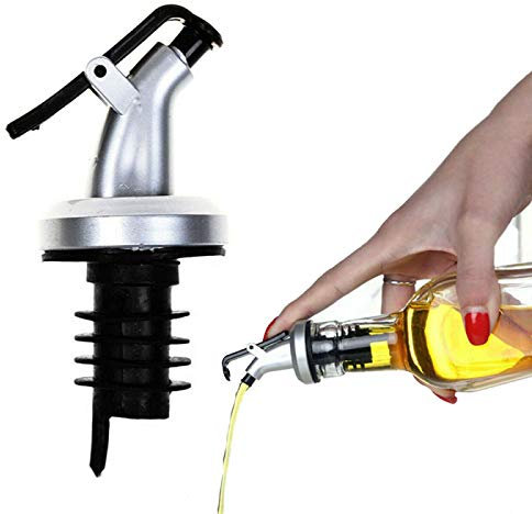 Eighty 10 Stück auslaufsichere Capwine Cap Olivenöl Spenderflasche Ausgießer Flaschenausgießer Spender Stopfen Flasche für Öl, Olivenöl Ausgießer Essig, Wein oder Salatdressing Flaschenspender