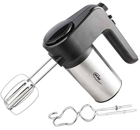 ELTA Turbo Handmixer Edelstahl, schwarz, HM-4001E