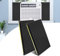 Pearwow Fenster-Klimaanlagen-Schaumstoff-Isolierung, 43,2 x 22,9 x 22,9 x 22,9 cm, AC-Seiten-Isolierplatten-Kits, 2 Stück, schwarz