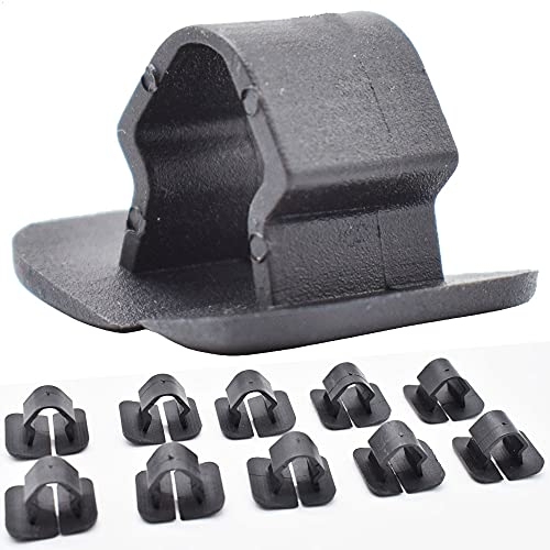 NICOLIE 10 Stücke 1H5863849A01C Kunststoff Motorhaube Motorhaube Isolierung Clip Niethalter Kompatibel Mit Vw Polo Tiguan Passat B5 B6 Seat Leon 2 Skoda Octavia 2