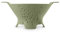 Blim Plus Passoire Cosmo diamètre 25 cm vert mat (Forest) en plastique 100 % recyclable, non toxique, lavable au lave-vaisselle, poignée ergonomique, 4 pieds d'appui, trous évasés