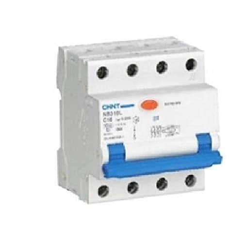 CHINT Interrupteur différentiel magnétothermique 3P+N C 32A 30MA 6KA AC 4 modules 660024