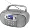 Soundmaster SCD7600TI Boombox Internetradio WLAN Netzwerkradio DLNA Bluetooth DAB+ CD USB MP3 Weckerfunktion Hörbuchfunktion Farbdisplay